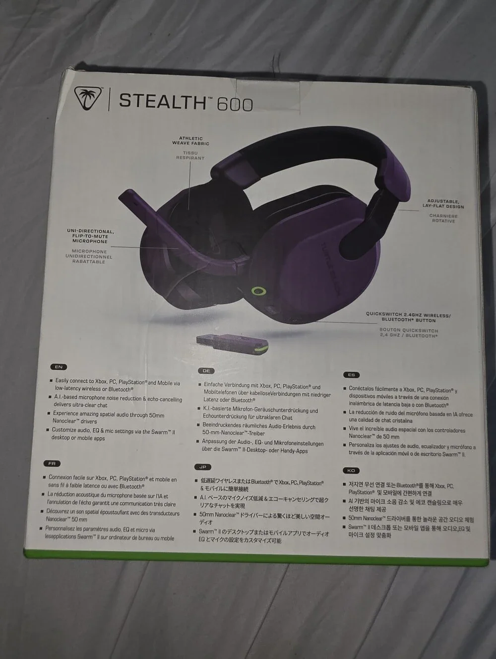 Turtle beach FIRE! NIB! Stealth 600 Wireless Multiplatform Gaming Headset. XBOX